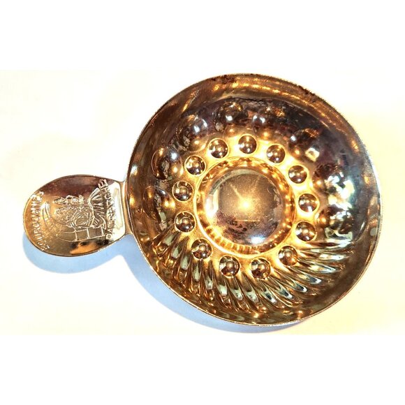 Sommeliers tasting cup A shallow Chateau De Meupsault, silver tastevin tradition - Picture 1 of 15